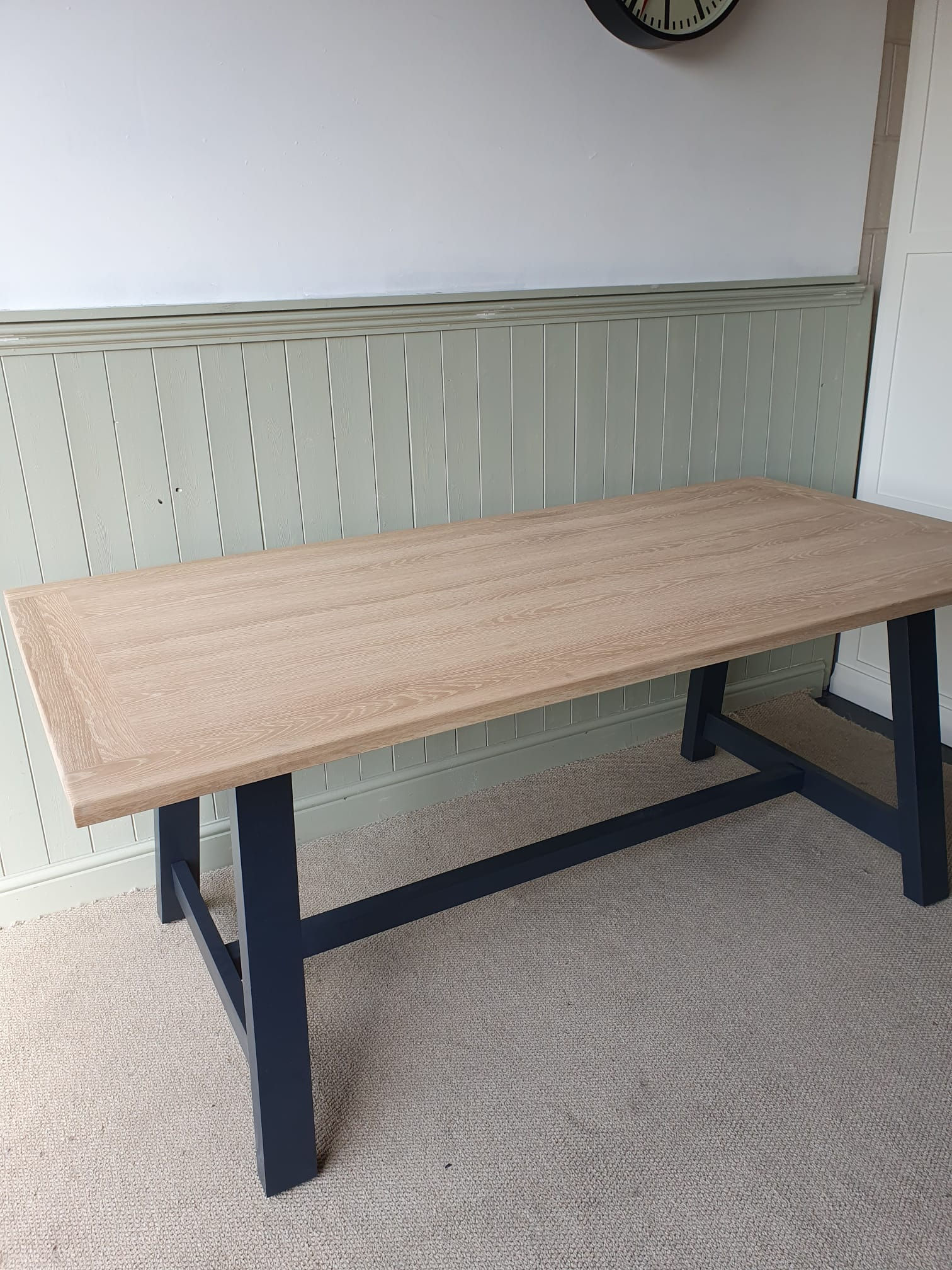 Chester Charcoal Mid Size Trestle Table