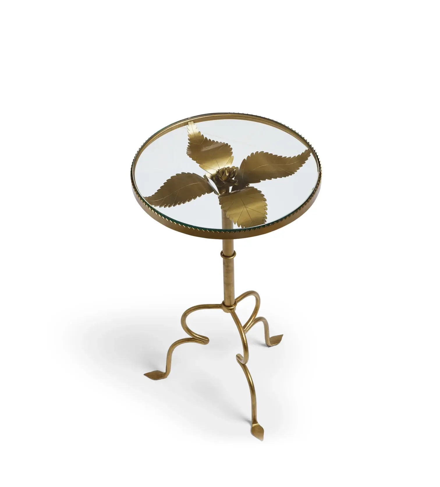 Briallen Side Table - Antique Gold