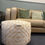 Thumbnail: Corowa Hand Made Beige 40x40cm Cotton & Polyester Pouffe