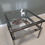 Thumbnail: Belgravia Stainless Steel and Glass Square Side Table
