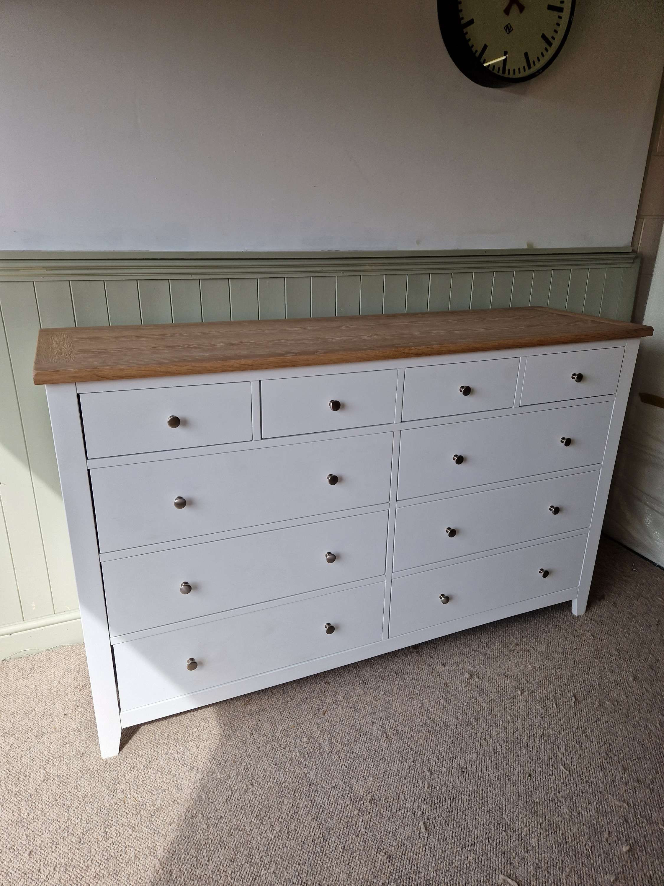 Chester Pure White  10 Drawer Chest