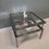 Thumbnail: Belgravia Stainless Steel and Glass Square Side Table