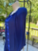 Thumbnail: Japna Jumper (size Large), Navy Blue with embroidered design