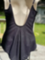 Thumbnail: Classic Carol Wior 1 piece swimsuit (size 14) & matching wrap, unique design