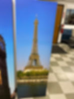 Thumbnail: Set of 4 piece stretched canvas art of famous city destinations