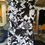 Thumbnail: Cupio Black & White Sleeveless Dress, size medium, 97% viscose & 3% spandex