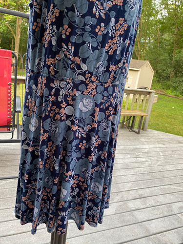 chinese dress ladies Nocturnal Blue Dora Long Sleeve Maxi Dress