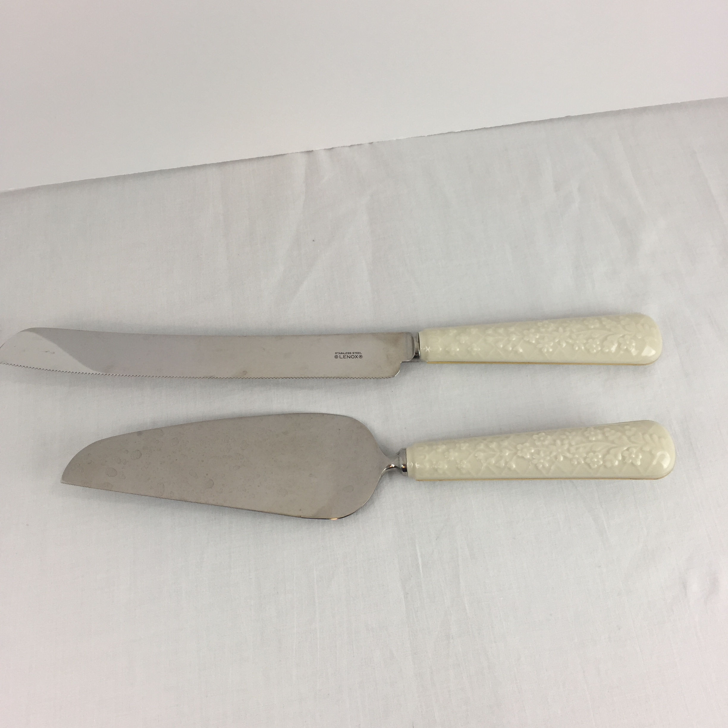 Lenox Stainless Steel Knife & Cake Server Set