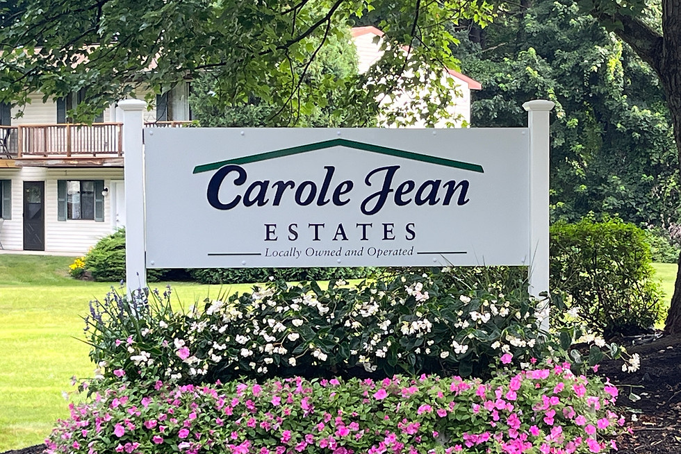 Carole Jean Estates Sign