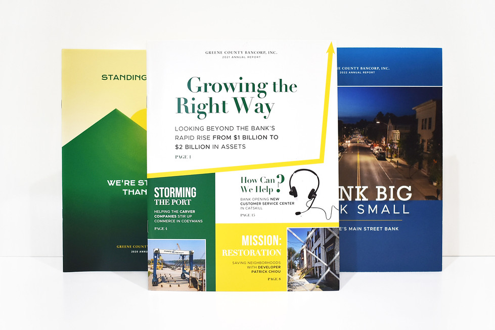 Three Bank of Greene Annual Reports