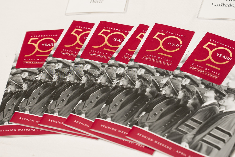 Albany Medical College Reunion Booklets