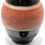 Thumbnail: Black with red and white texture urn 900ml
