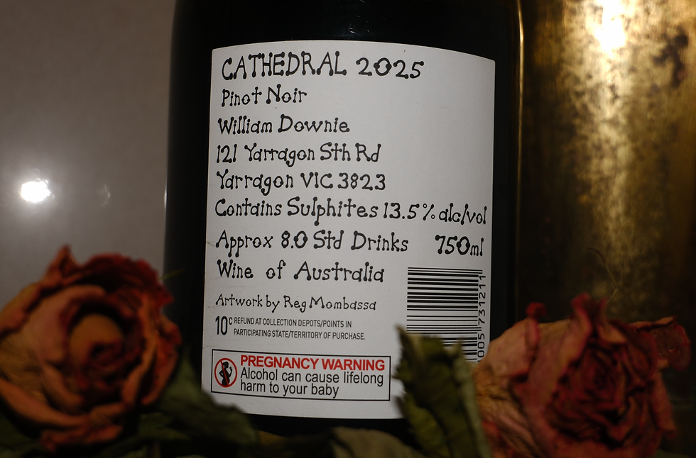 Back of the bottle - all original images.