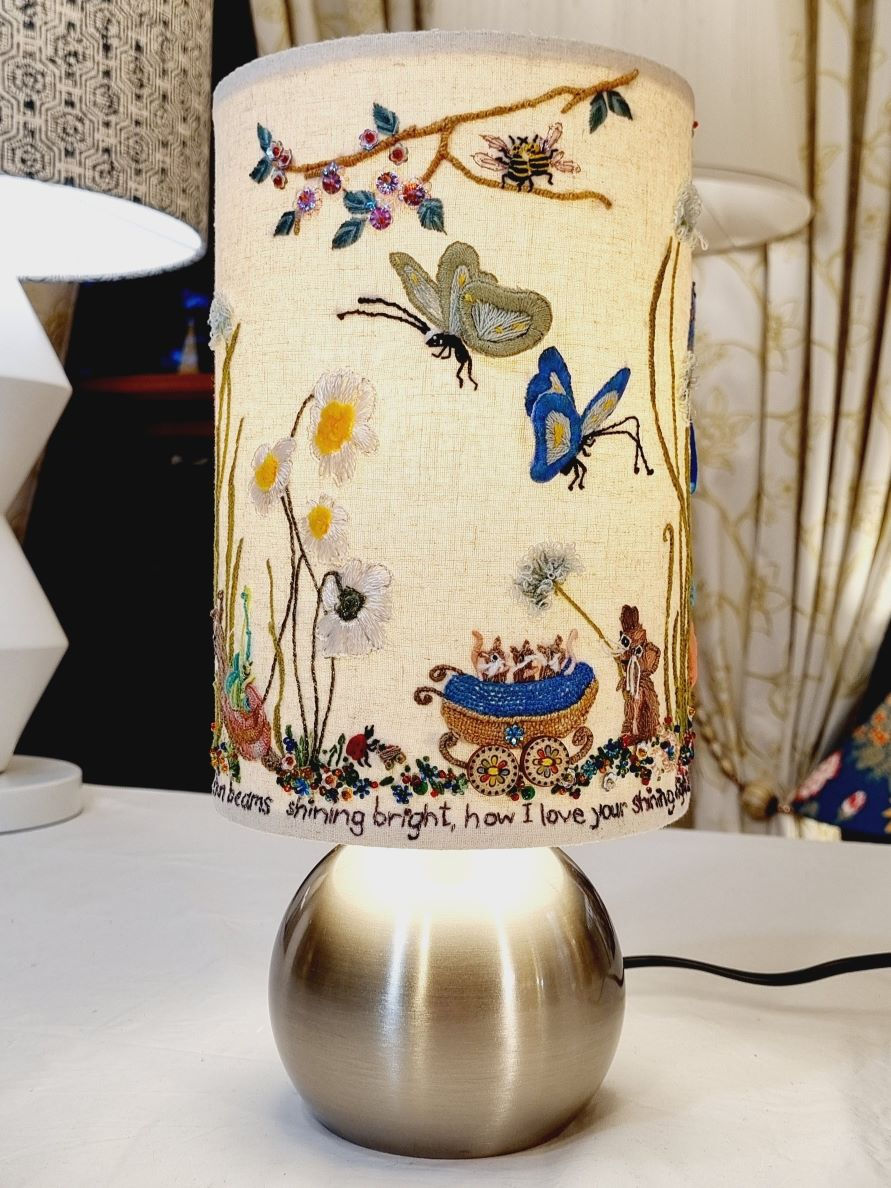 Thumbnail: Finishing service for Taetia Embroidery lampshade panels