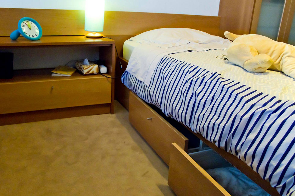 Quarto para crianças em cerejeira