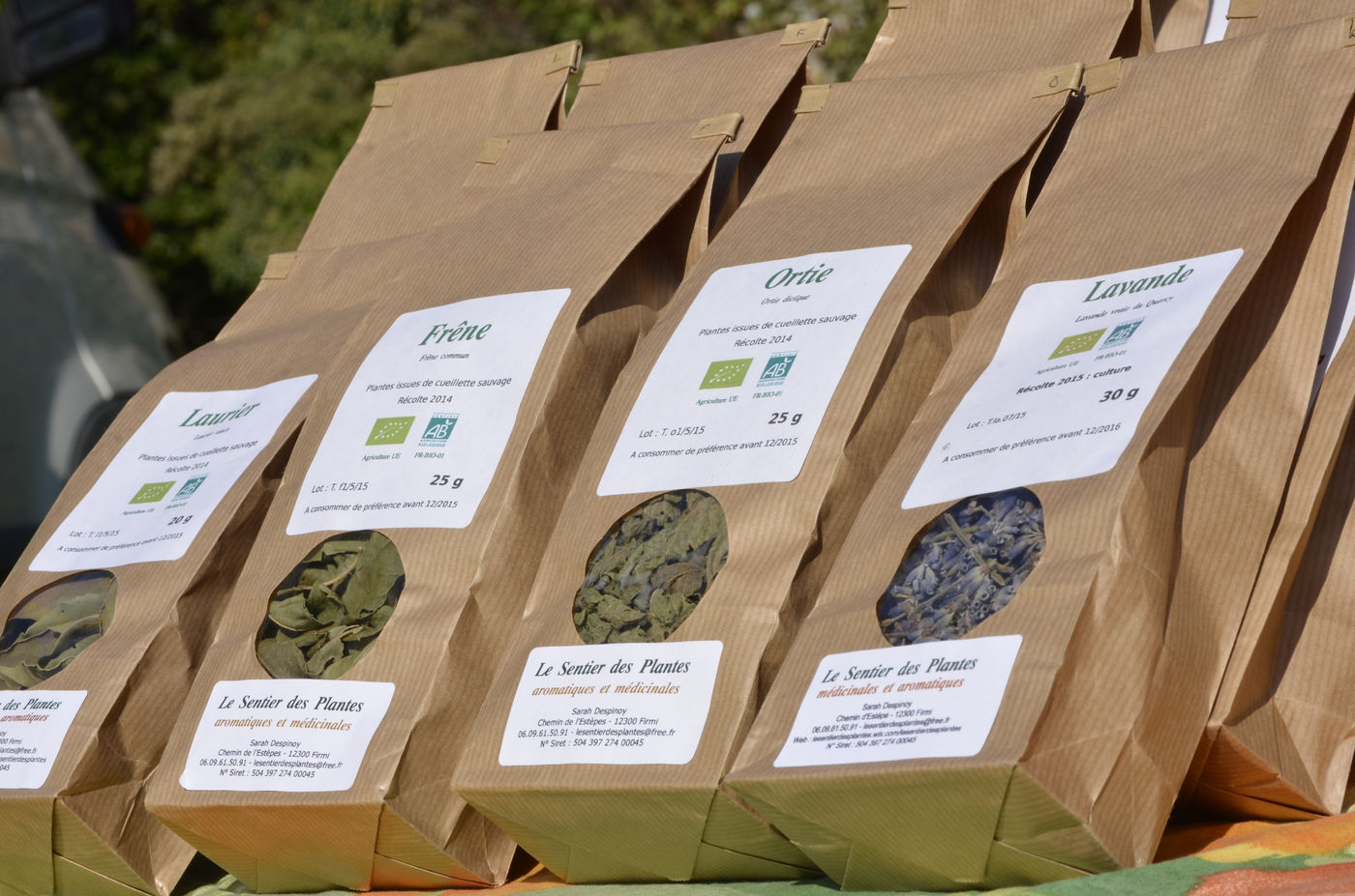 Les tisanes du Sentier des Plantes