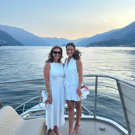 Julia and Jackie of Julia Fuller Weddings visiting Italy, connecting with local vendors and exploring destination wedding locations.