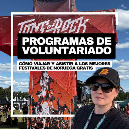 Voluntariado en festivales de verano en Noruega: mi experiencia y consejos.