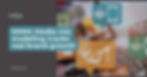 Blue text reads "MMM: Media mix modeling tracks real brand growth" over blurred icons; email, chat, and shopping symbols visible.