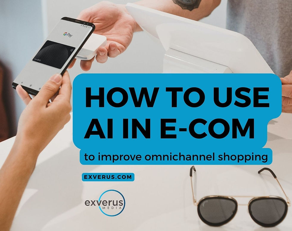 How to use AI in e-commerce to improve omnichannel shopping