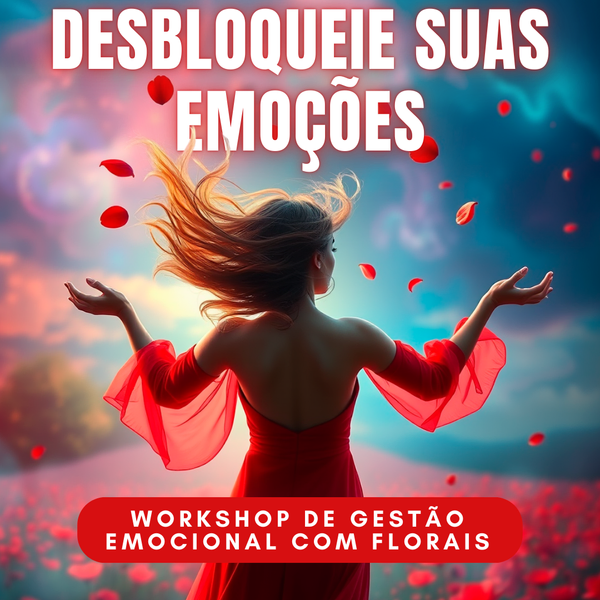 Desbloqueie Suas Emoções mulher com floral