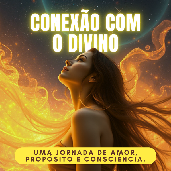 mulher serena com Conexão com o Divino