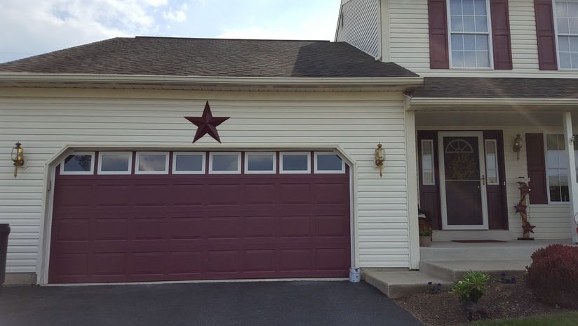 Garage exterior Makeover AFTER