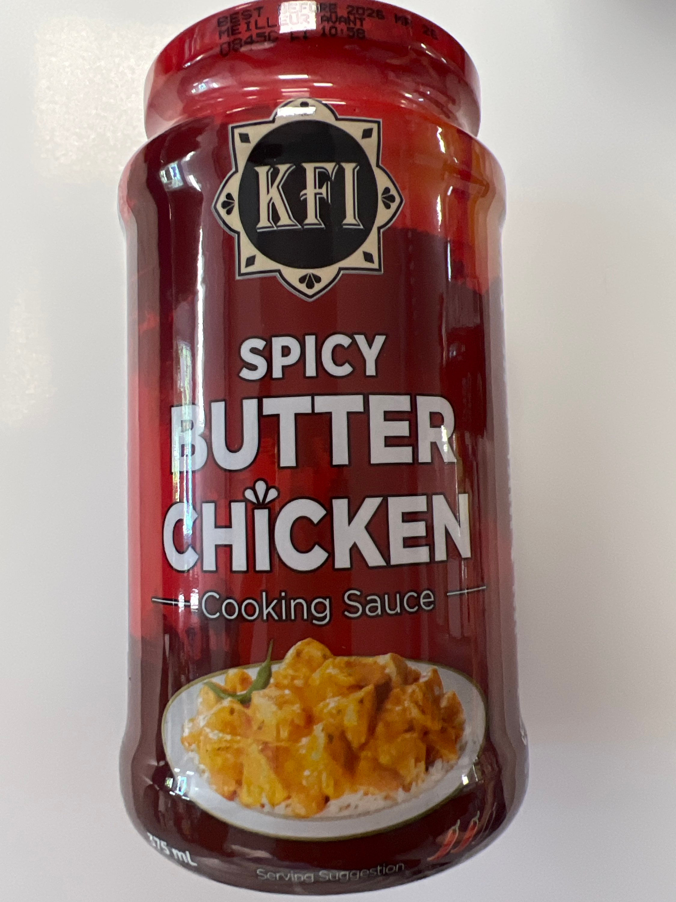 KFI Spicy Butter Chicken Cooking Sauce 375ml