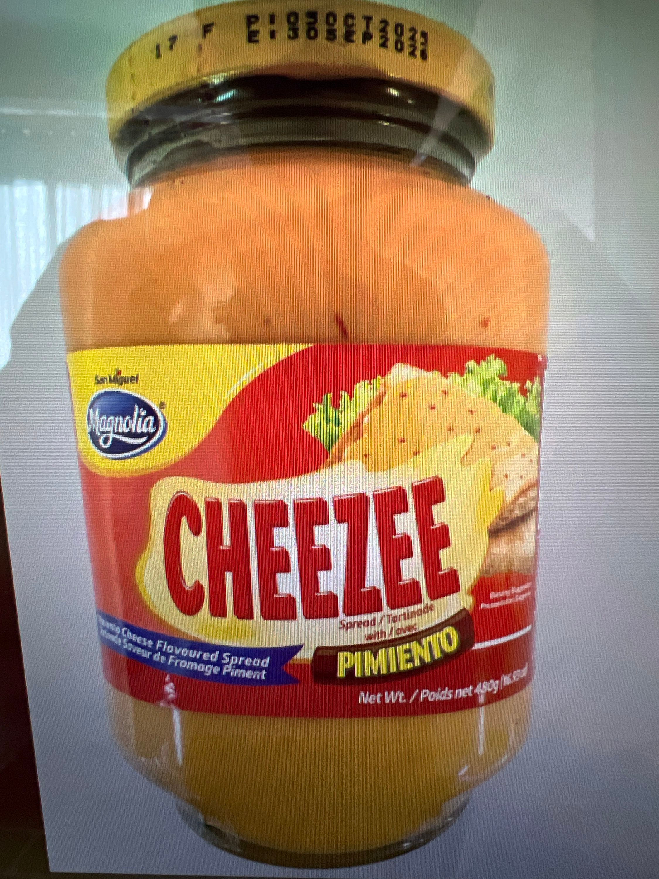 Magnolia Cheezee Spread Jar Pimiento Pink 480g