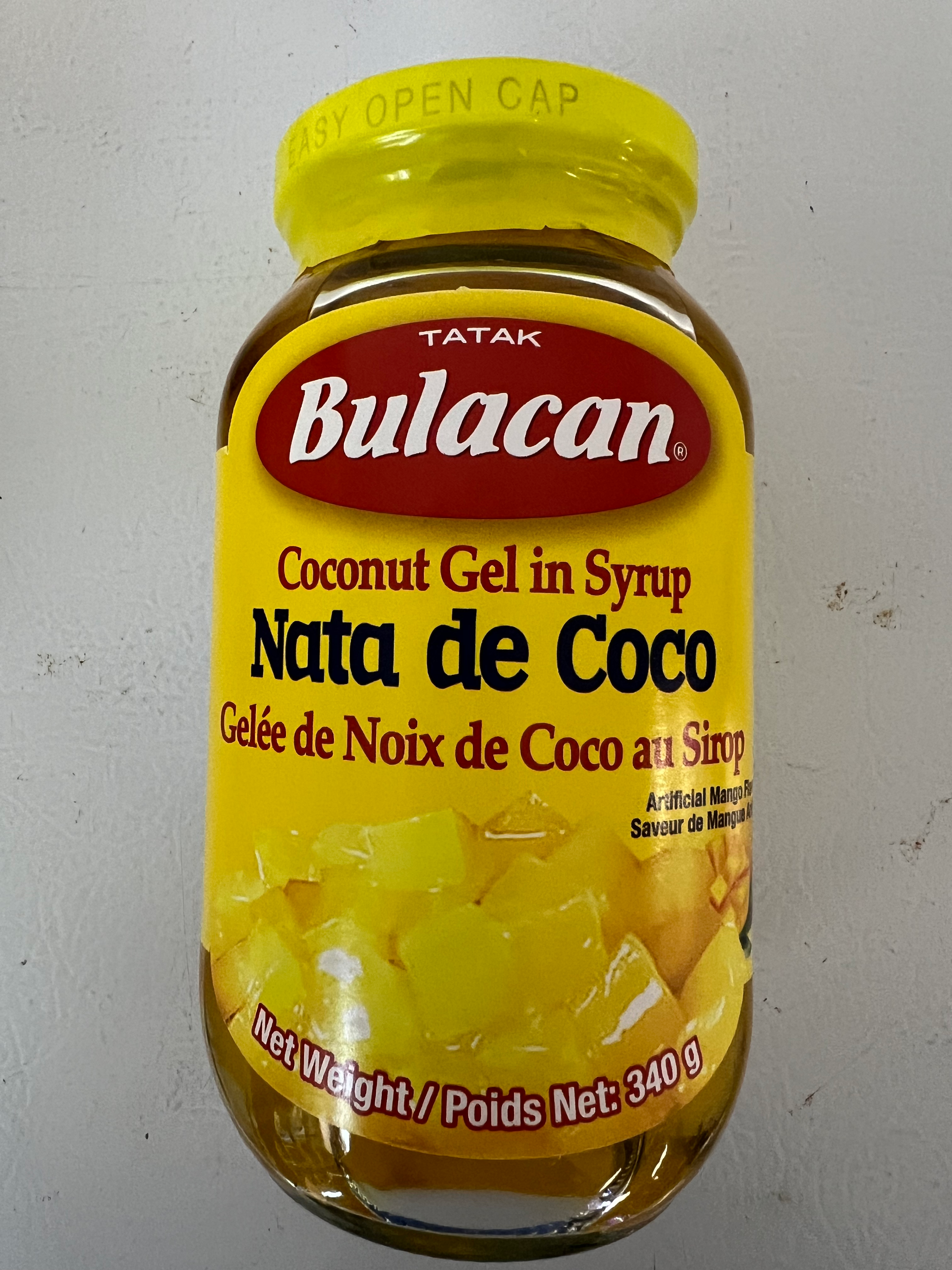 Bulacan Nata De Coco Yellow 340g