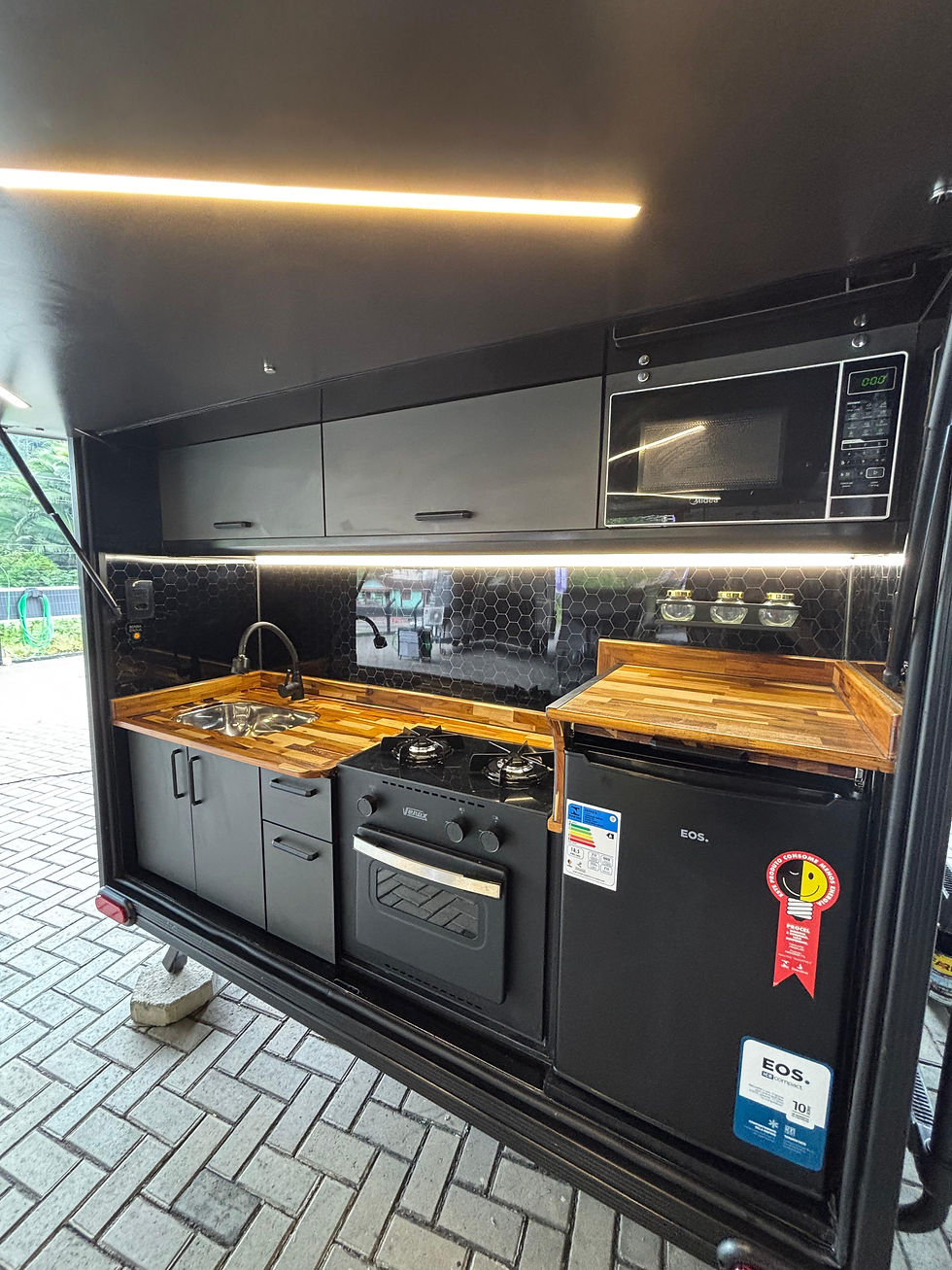 Miniatura: Mini Trailer Freedom com Ar-condicionado e Fogão Venax