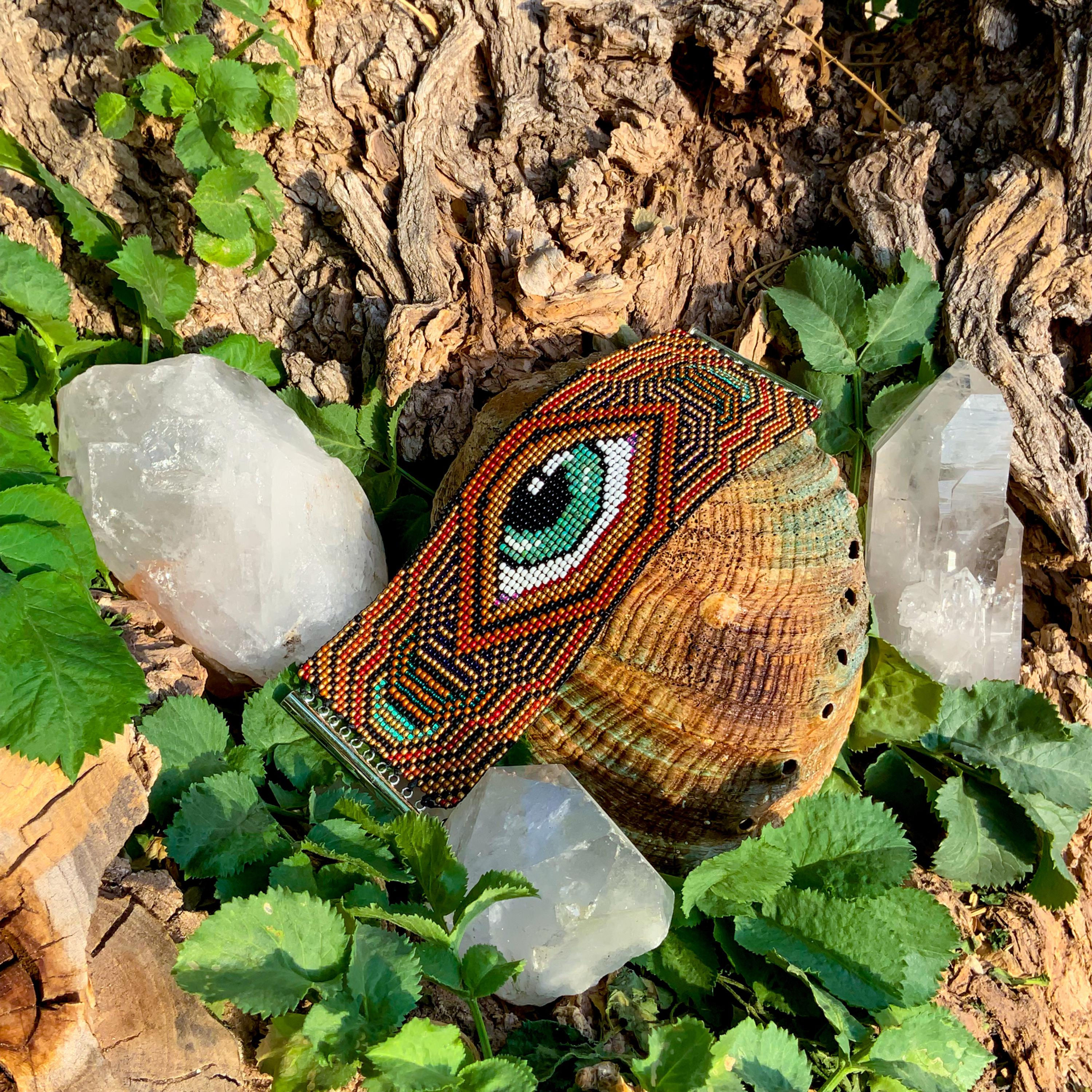 Czech Seed Bead Bracelet - Inner Temples Wrist Cuff