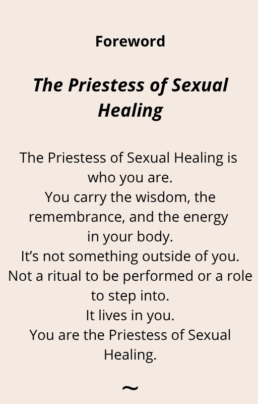 Thumbnail: E-book & PDF: The Priestess of Sexual Healing - A Historical Healing Story, 1890
