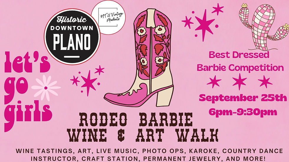 Courtney Marie Live @ Downtown Plano Rodeo Barbie Art & Wine Walk