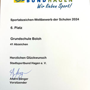 Sportabzeichen 2024/25