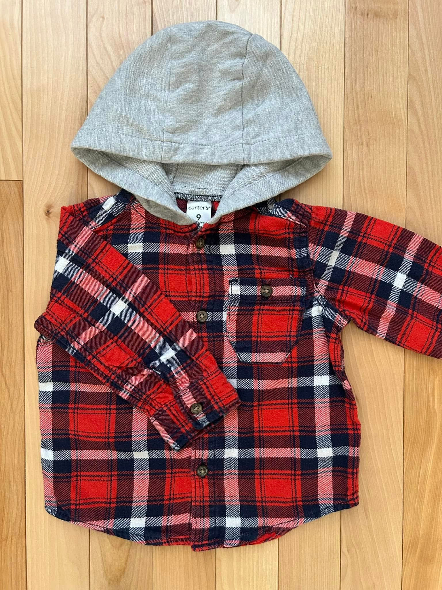 Chemise avec capuchon carter’s 9 mois