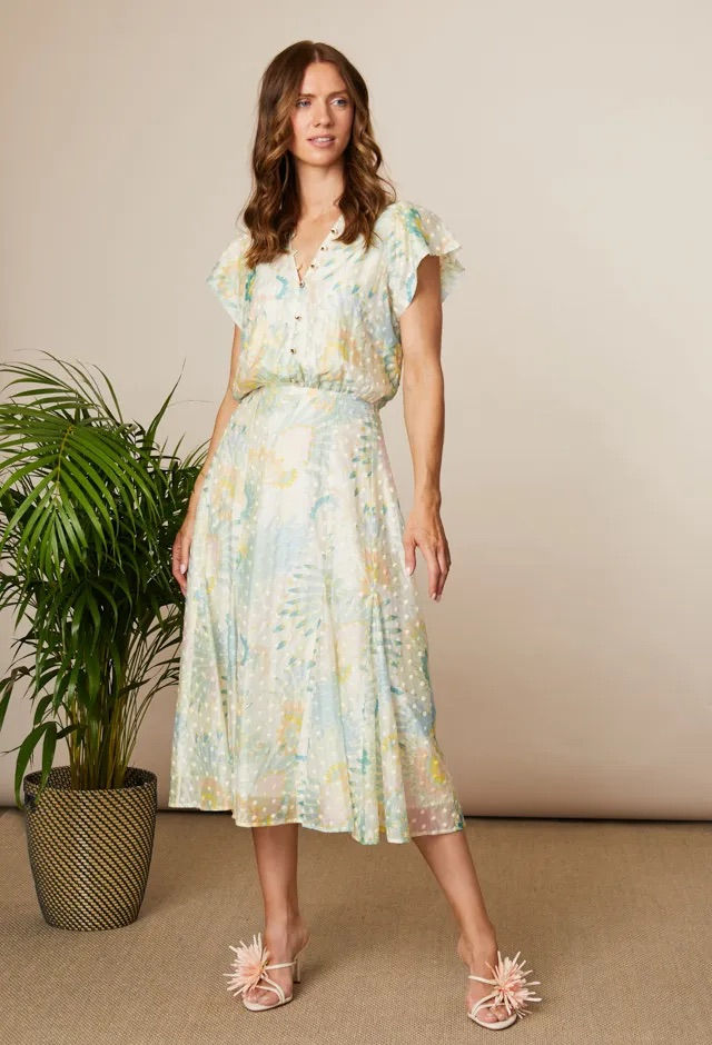 Fee G 'Emily' Godet Dress