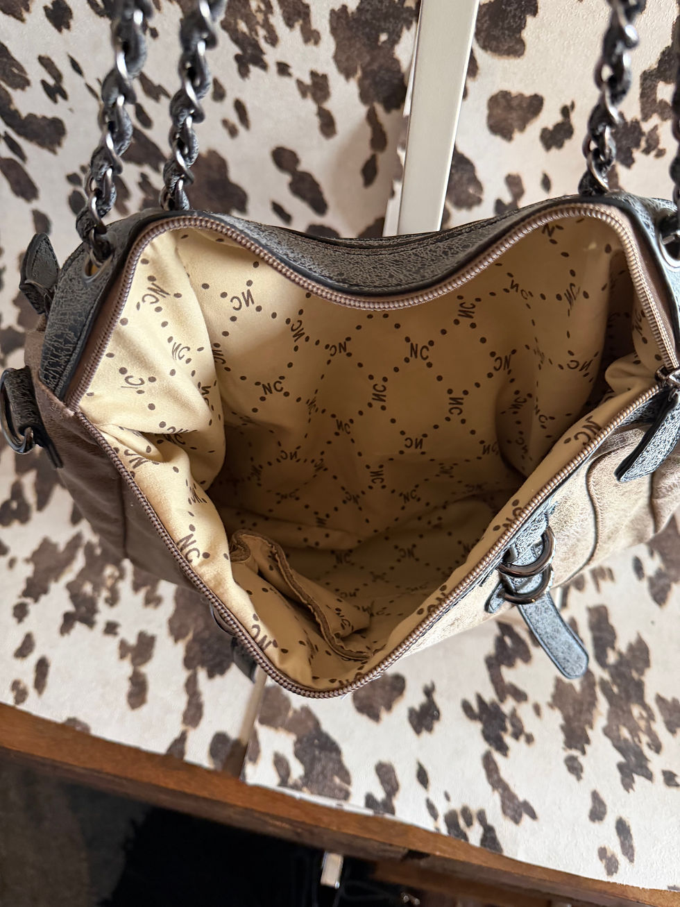 Thumbnail: ★DISTRESSED/PEBBLED LEATHER SHOULDER BAG 501 ★