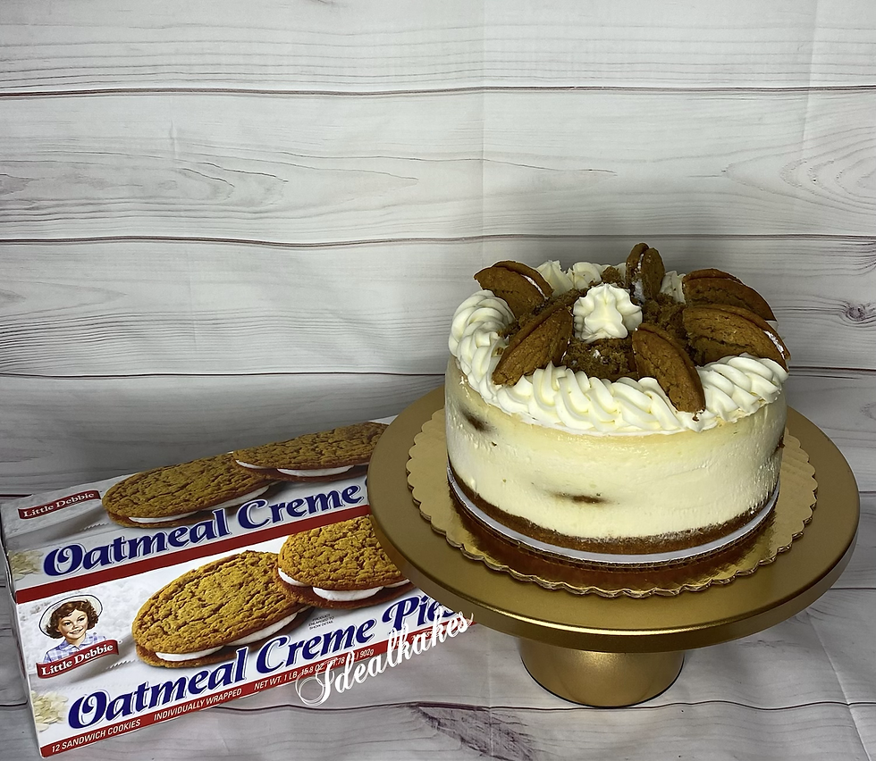 Thumbnail: 8” Oatmeal Creme Pie Cheesecake