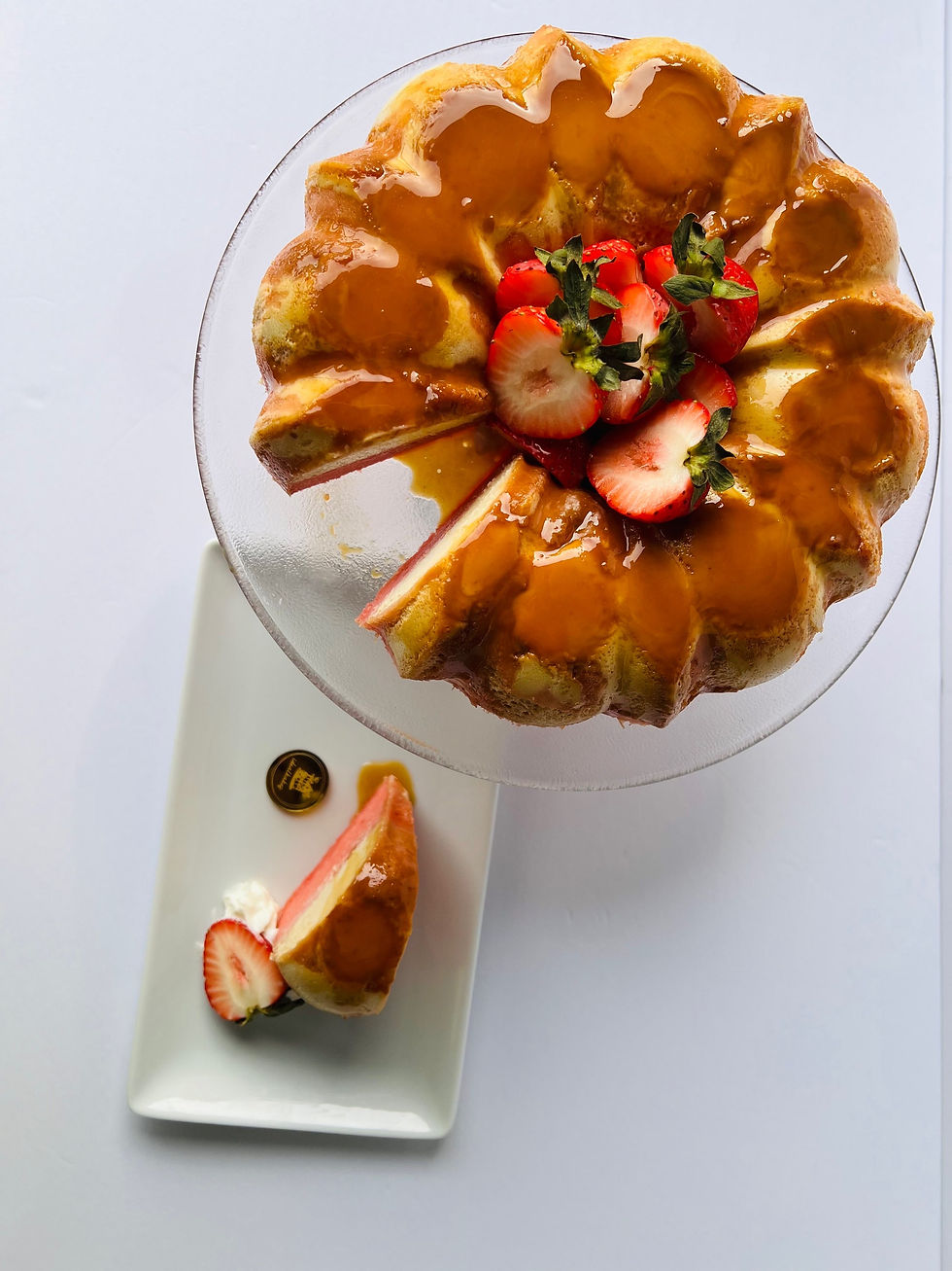 Thumbnail: Strawberry Flan