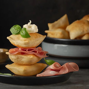 Gnocco fritto con salumi