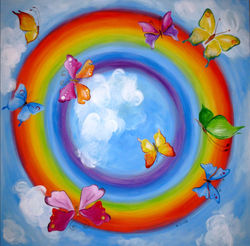 "Deckenbild Regenbogen"