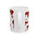 Thumbnail: Halloween mug in white covered in bloody red splats by Heartstoppers