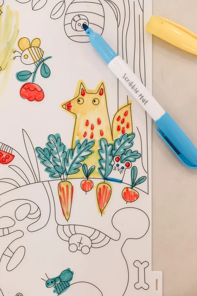 Miniatura: Scribble mat - In the garden