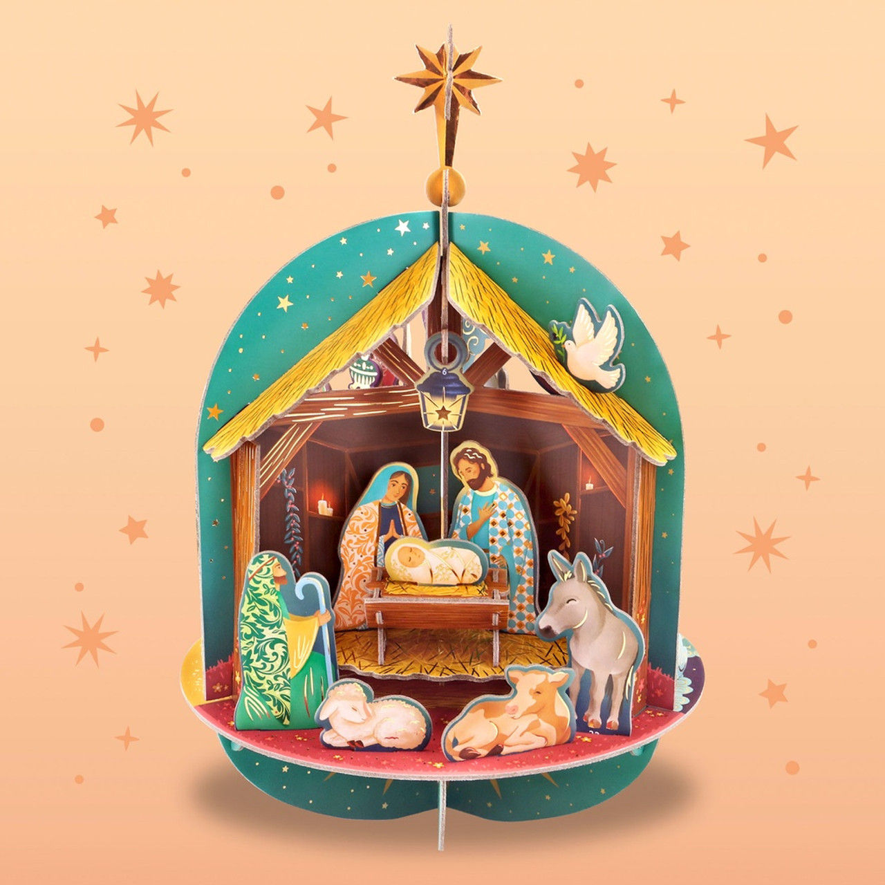 Calendari advent pop-up pessebre