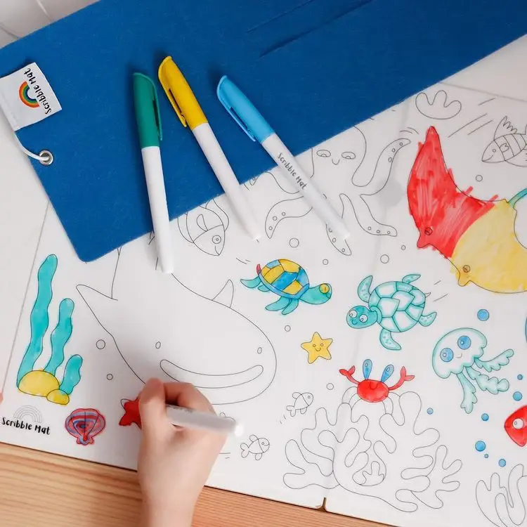 Miniatura: Scribble mat -Under the sea