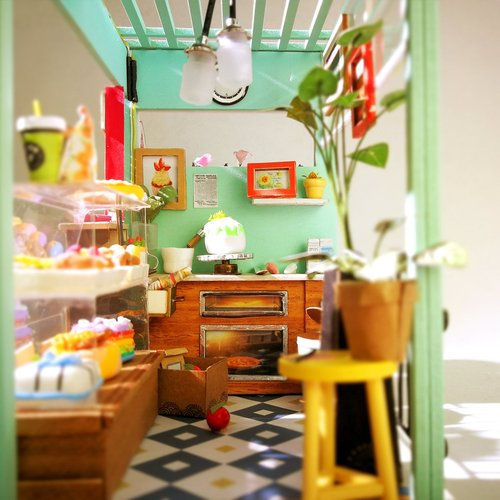 Miniatura: Maqueta Rolife Botiga de postres interior