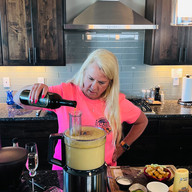 Caesar Salad Ingredients in food processor