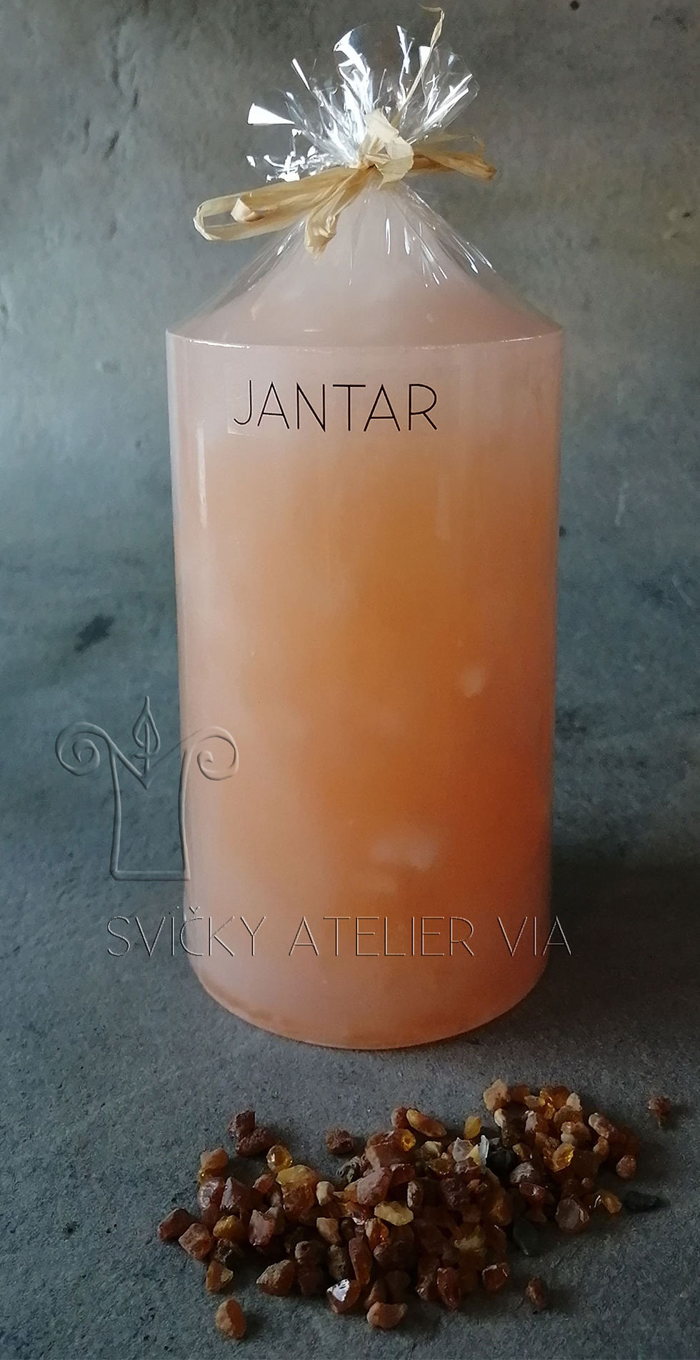 Miniatura: Svíčka JANTAR