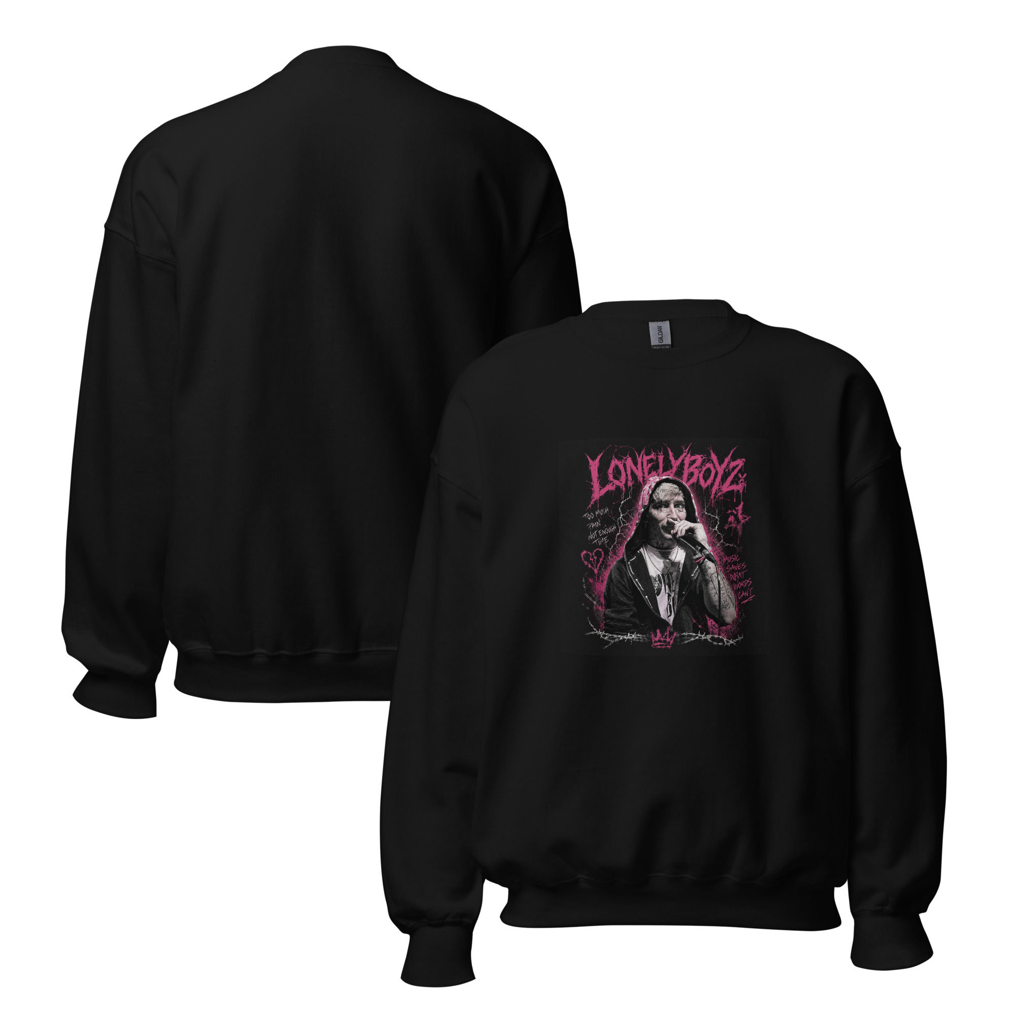 Rodda - Pink Static Sweater